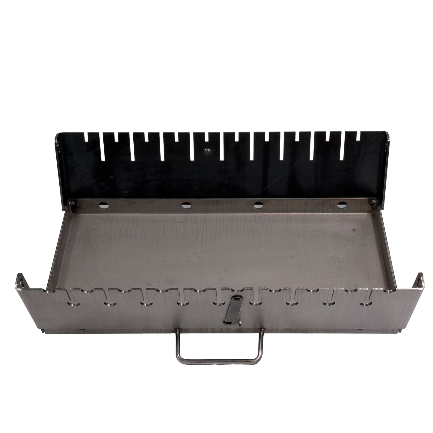GOROCH Klappbarer Mangal Grill Day & Night Edition Stahl 3 mm für 10 Spieße – stabil, klappbar und ideal für Garten & BBQ