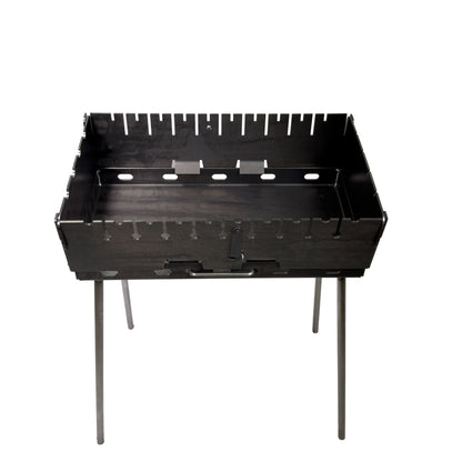 GOROCH Verstärkter Schaschlikgrill Stahl 3 mm für 10 Spieße – stabil, belastbar und ideal für Garten & BBQ