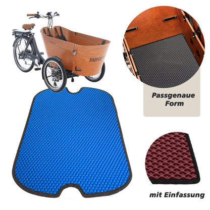 EVA Drive Schutzmatte für Babboe Carve - Blau mit schwarzer Einfassung