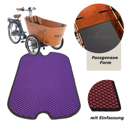 EVA Drive Schutzmatte für Babboe Carve - Lila mit schwarzer Einfassung