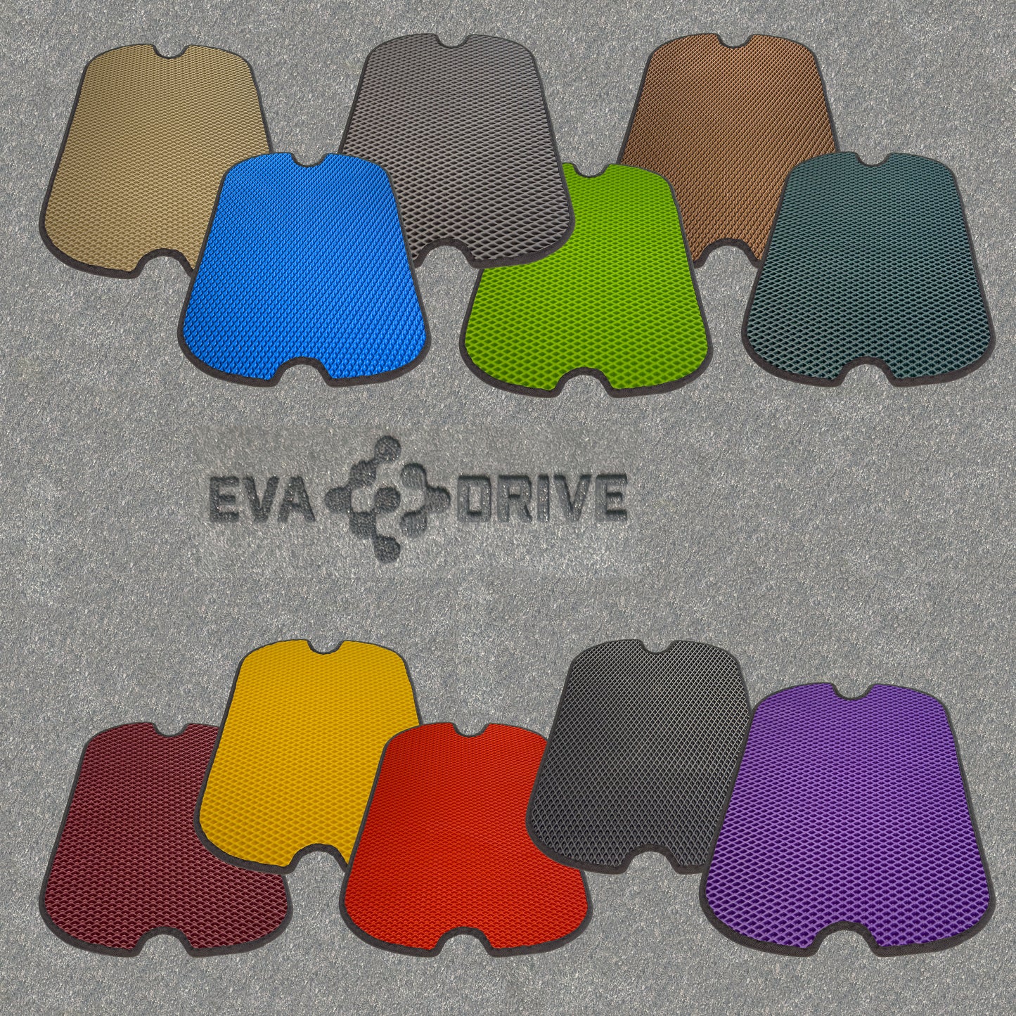 EVA Drive Schutzmatte für Babboe Mini – passgenaue Bodenmatte