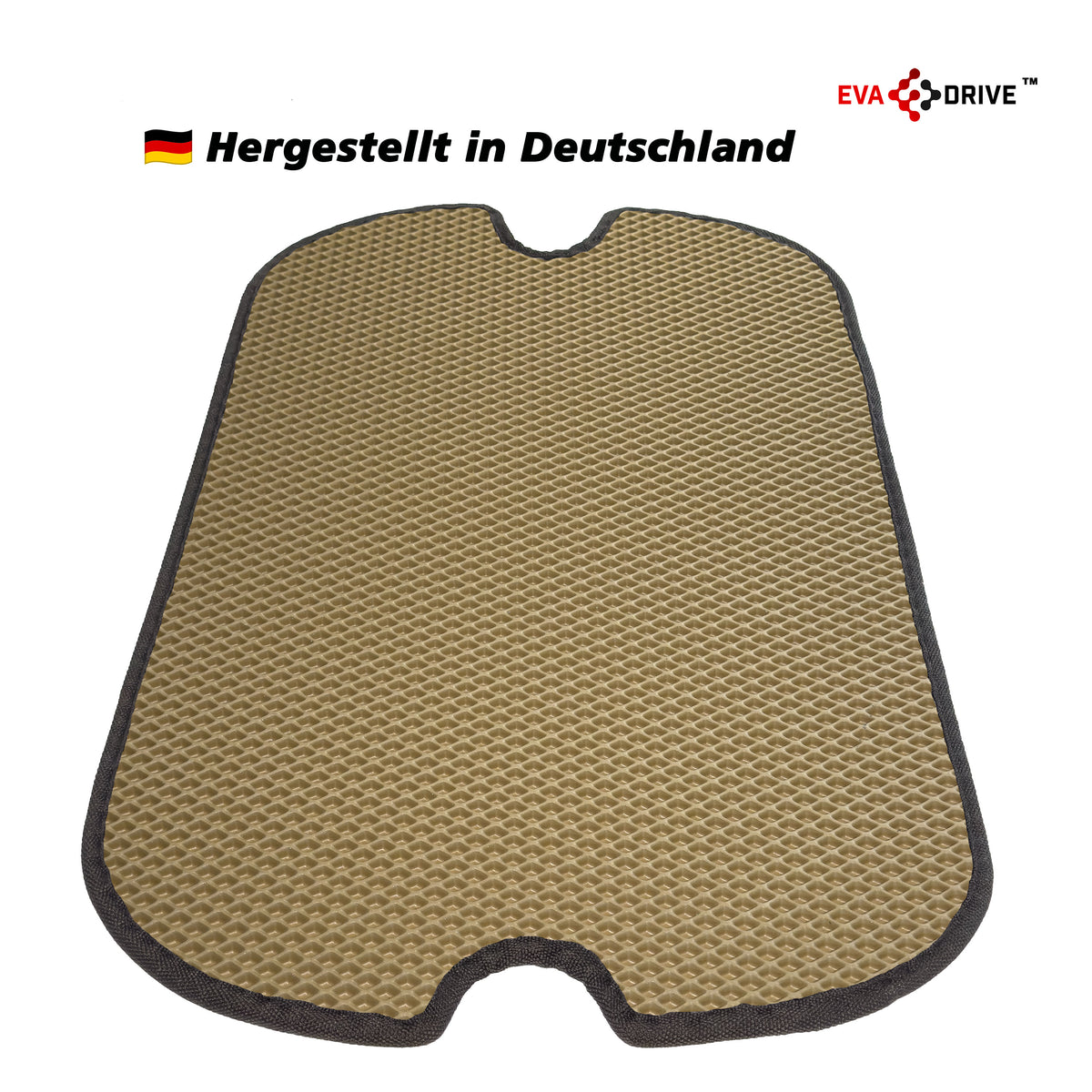 EVA Drive Schutzmatte für Babboe Carve - Beige mit schwarzer Einfassung