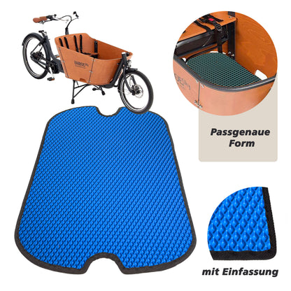 EVA Drive Schutzmatte für Babboe City - Blau mit schwarzer Einfassung