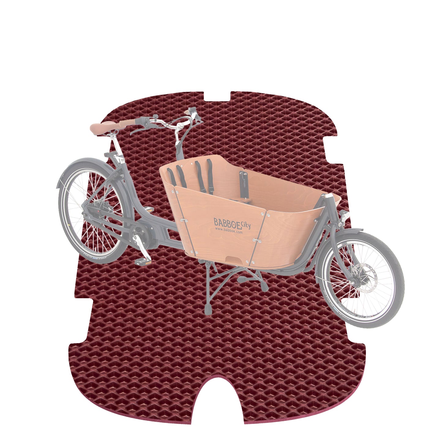 EVA Drive Schutzmatte für Babboe City – passgenaue Bodenmatte