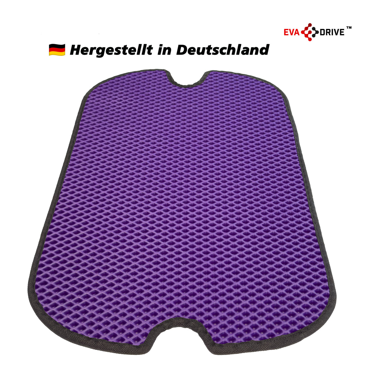 EVA Drive Schutzmatte für Babboe Carve - Lila mit schwarzer Einfassung