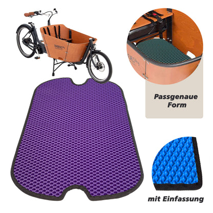 EVA Drive Schutzmatte für Babboe City - Lila mit schwarzer Einfassung