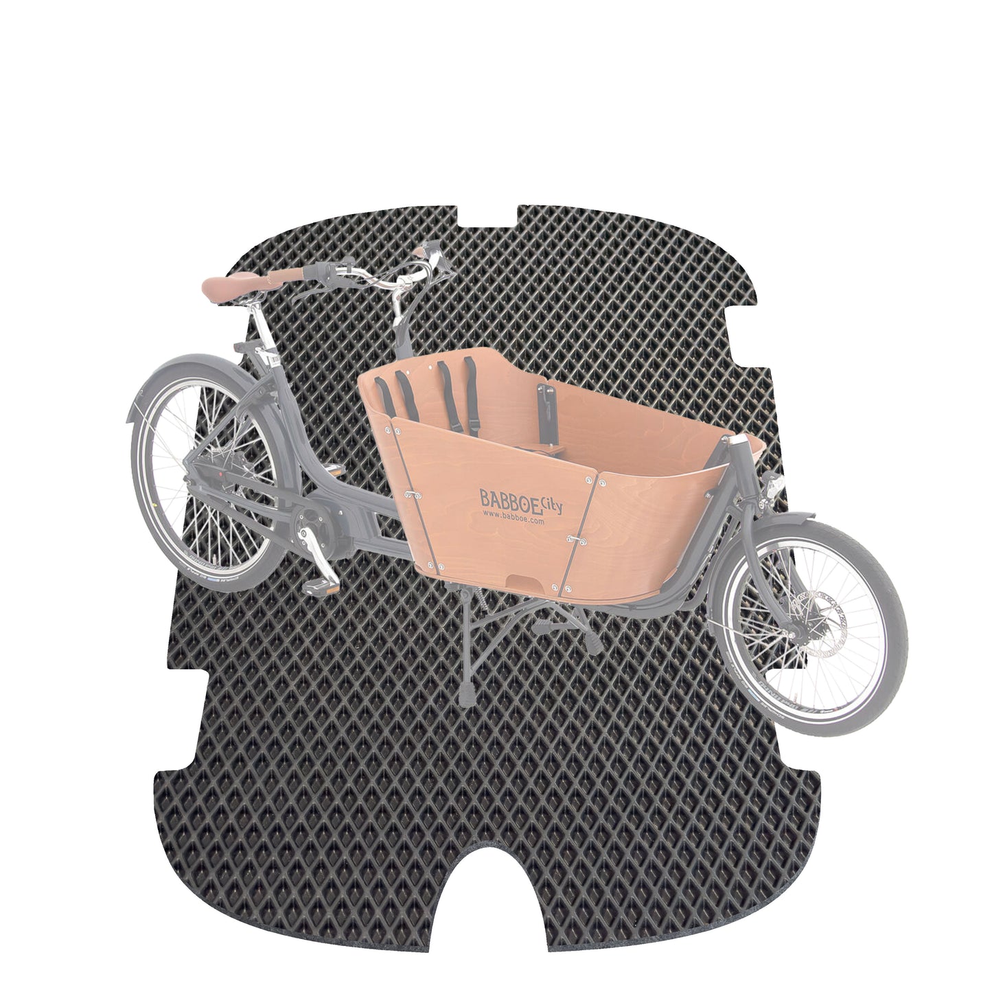 EVA Drive Schutzmatte für Babboe City – passgenaue Bodenmatte