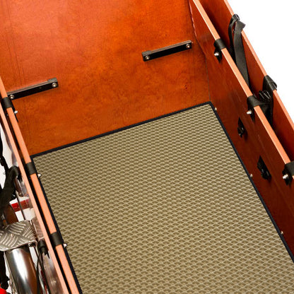 EVA Drive Schutzmatte für Babboe Flow - Beige mit schwarzer Einfassung