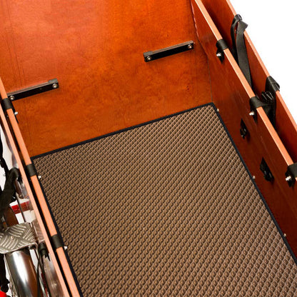 EVA Drive Schutzmatte für Babboe Big - Braun mit schwarzer Einfassung