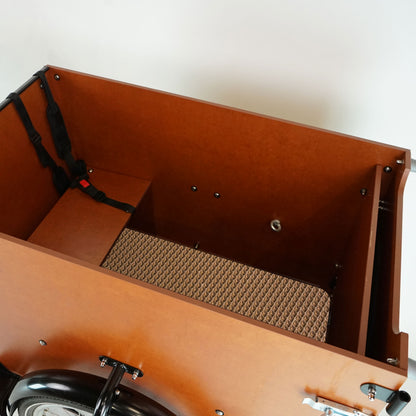 EVA Drive Schutzmatte für Babboe Dog - Braun ohne Einfassung