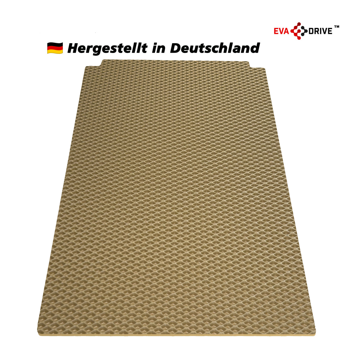 EVA Drive Schutzmatte für Babboe Dog - Beige ohne Einfassung