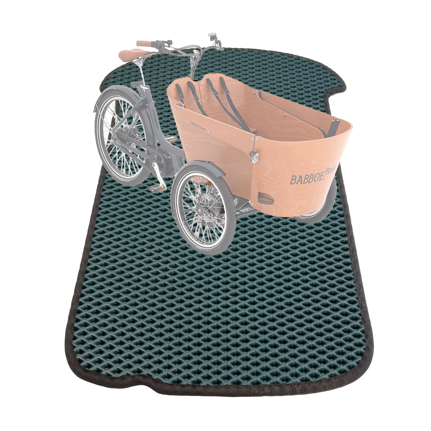 EVA Drive Schutzmatte für Babboe Flow – passgenaue Bodenmatte