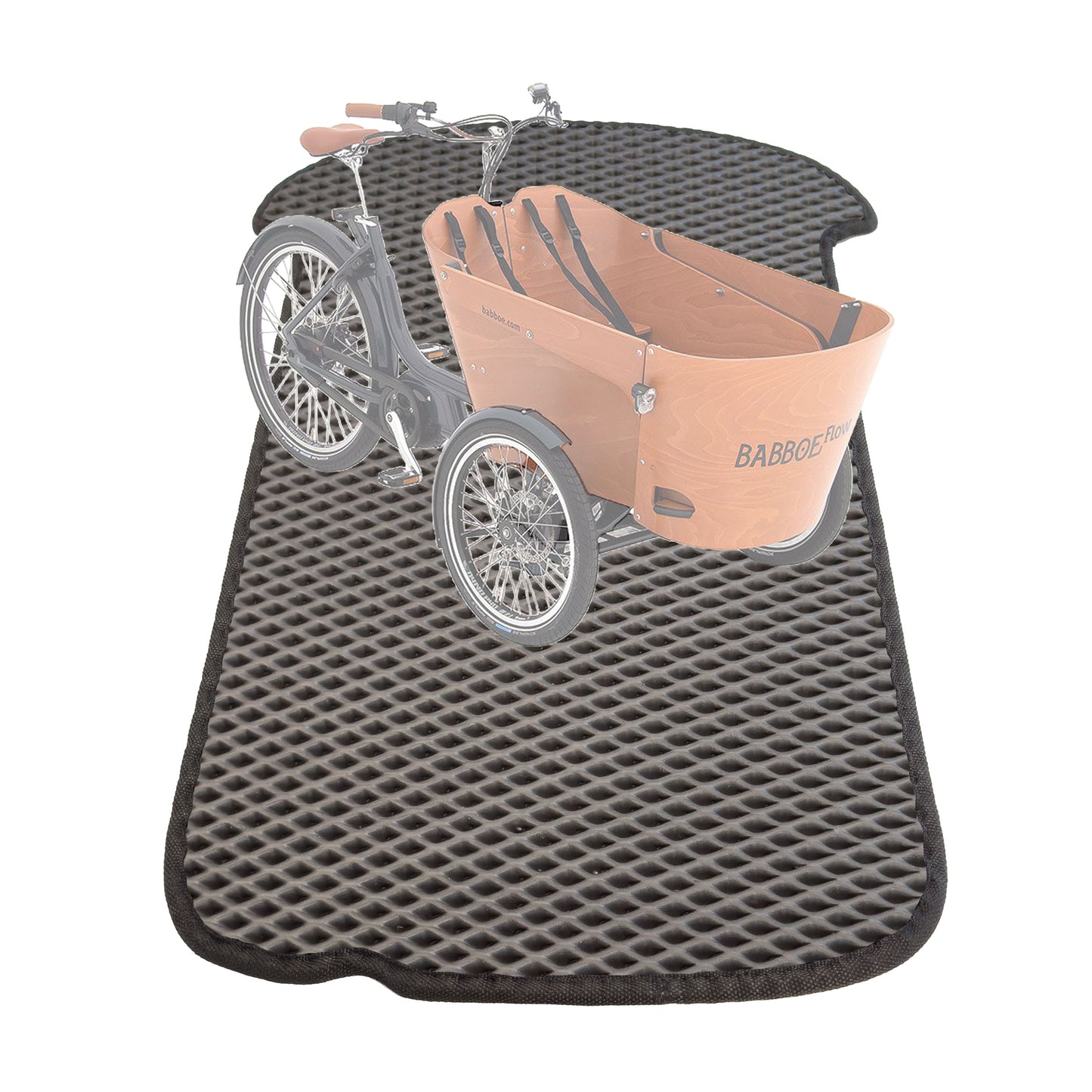 EVA Drive Schutzmatte für Babboe Flow – passgenaue Bodenmatte