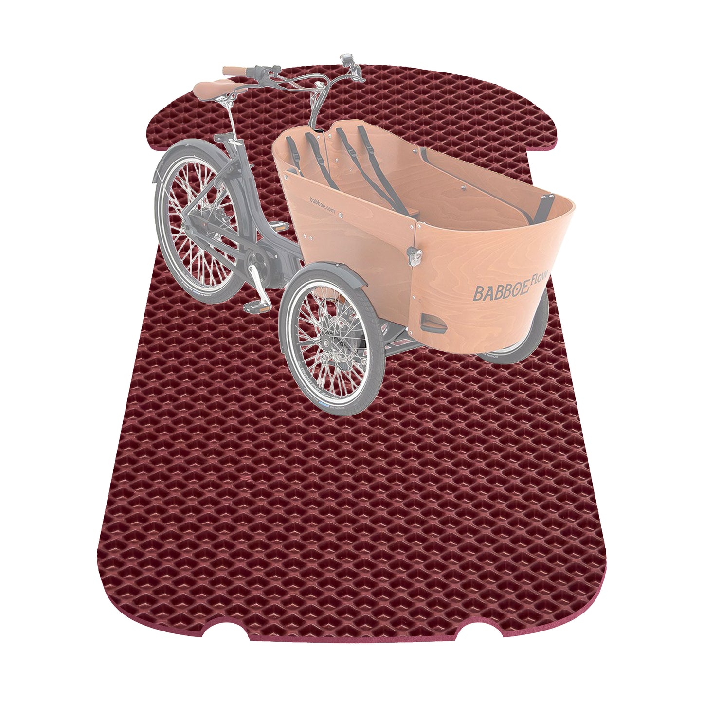 EVA Drive Schutzmatte für Babboe Flow – passgenaue Bodenmatte