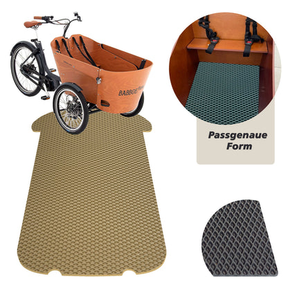 EVA Drive Schutzmatte für Babboe Flow - Beige ohne Einfassung