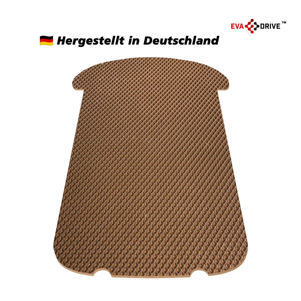 EVA Drive Schutzmatte für Babboe Flow - Braun ohne Einfassung