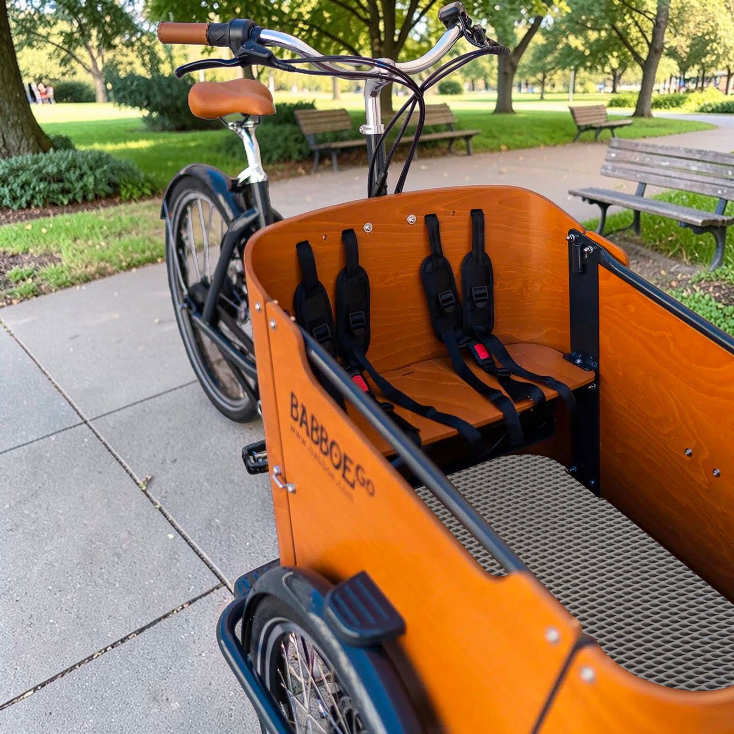 EVA Drive Schutzmatte für Babboe Go – passgenaue Bodenmatte