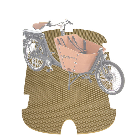 EVA Drive Schutzmatte für Babboe Mini - Beige ohne Einfassung