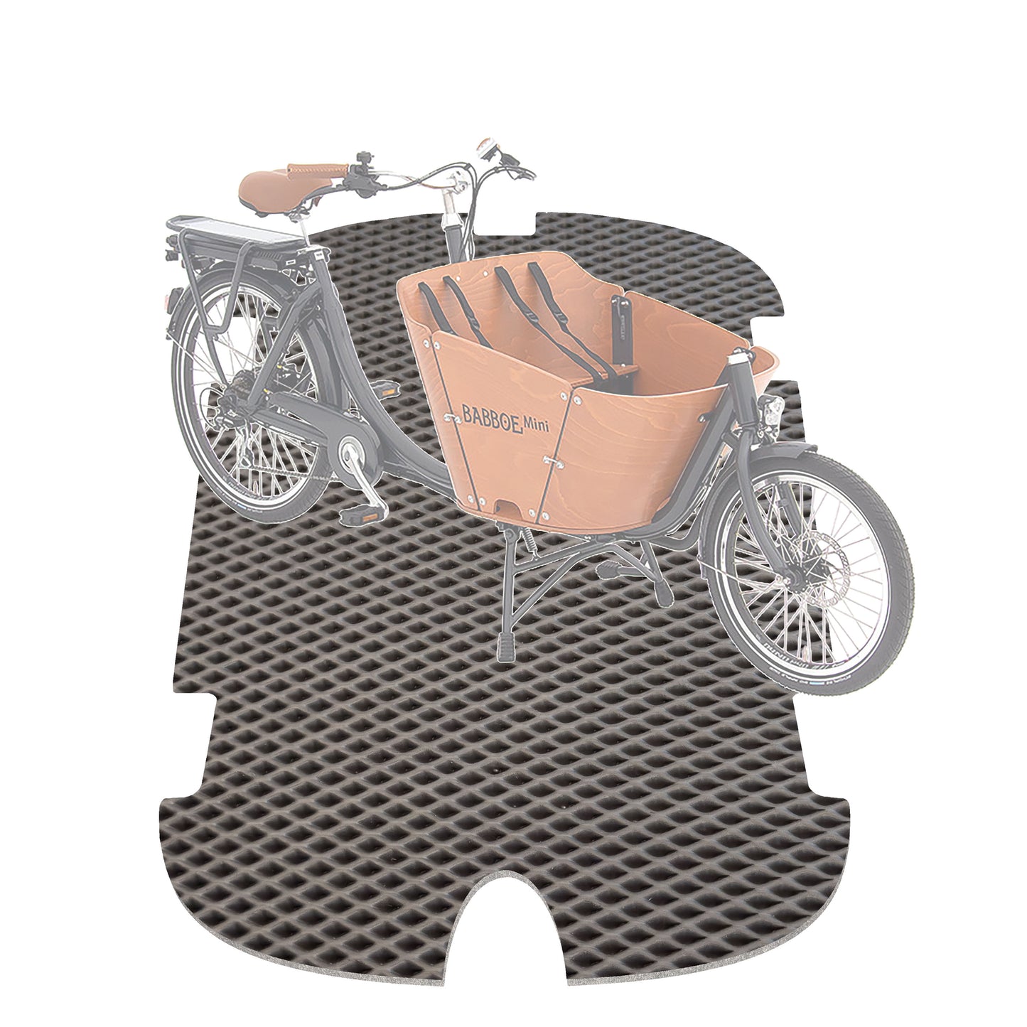 EVA Drive Schutzmatte für Babboe Mini – passgenaue Bodenmatte