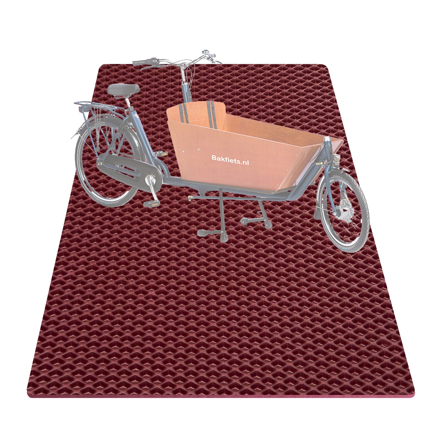EVA Drive Premium Schutzmatte für Bakfiets Long | Passgenaue Lastenrad Fußmatte aus Eva | Rutschfester Bodenmatte Teppich | Lastenrad Zubehör | Pflegeleicht & Umweltfreundlich