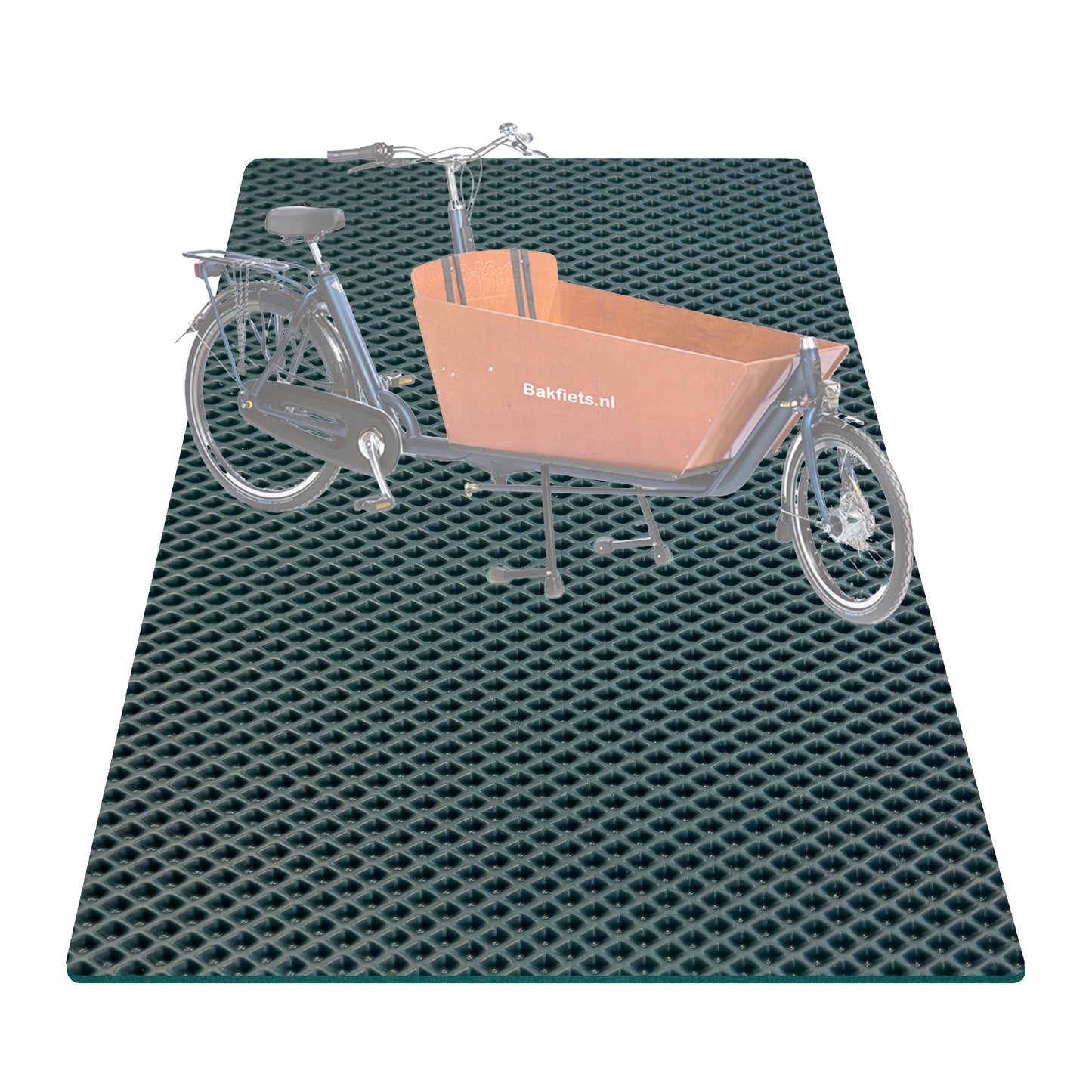 EVA Drive Premium Schutzmatte für Bakfiets Long | Passgenaue Lastenrad Fußmatte aus Eva | Rutschfester Bodenmatte Teppich | Lastenrad Zubehör | Pflegeleicht & Umweltfreundlich