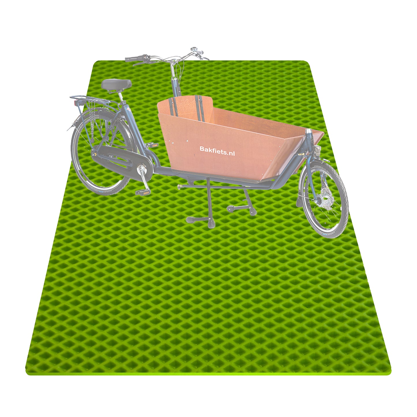 EVA Drive Premium Schutzmatte für Bakfiets Long | Passgenaue Lastenrad Fußmatte aus Eva | Rutschfester Bodenmatte Teppich | Lastenrad Zubehör | Pflegeleicht & Umweltfreundlich
