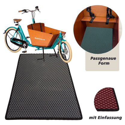 EVA Drive Schutzmatte für Bakfiets CargoBike Classic Short – passgenaue Bodenmatte
