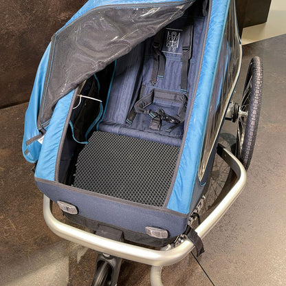 EVA Drive Schutzmatte für Croozer Kid Vaaya 1 - Passgenaue Fahrradanhänger Bodenmatte