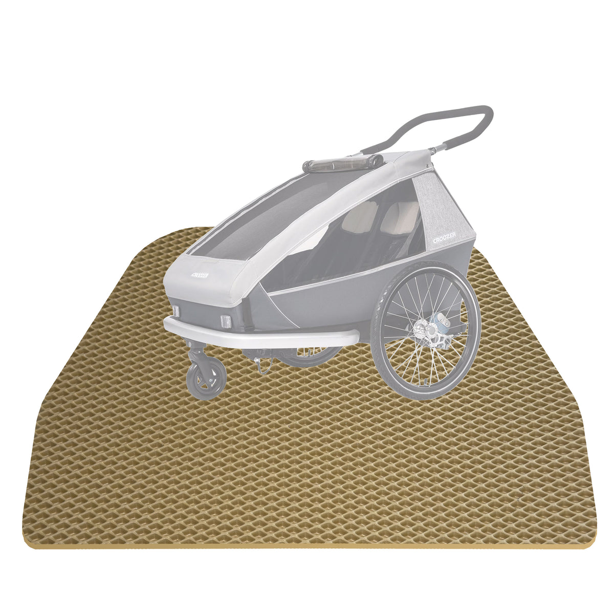 EVA Drive Schutzmatte für Croozer Kid Vaaya 2 - Beige