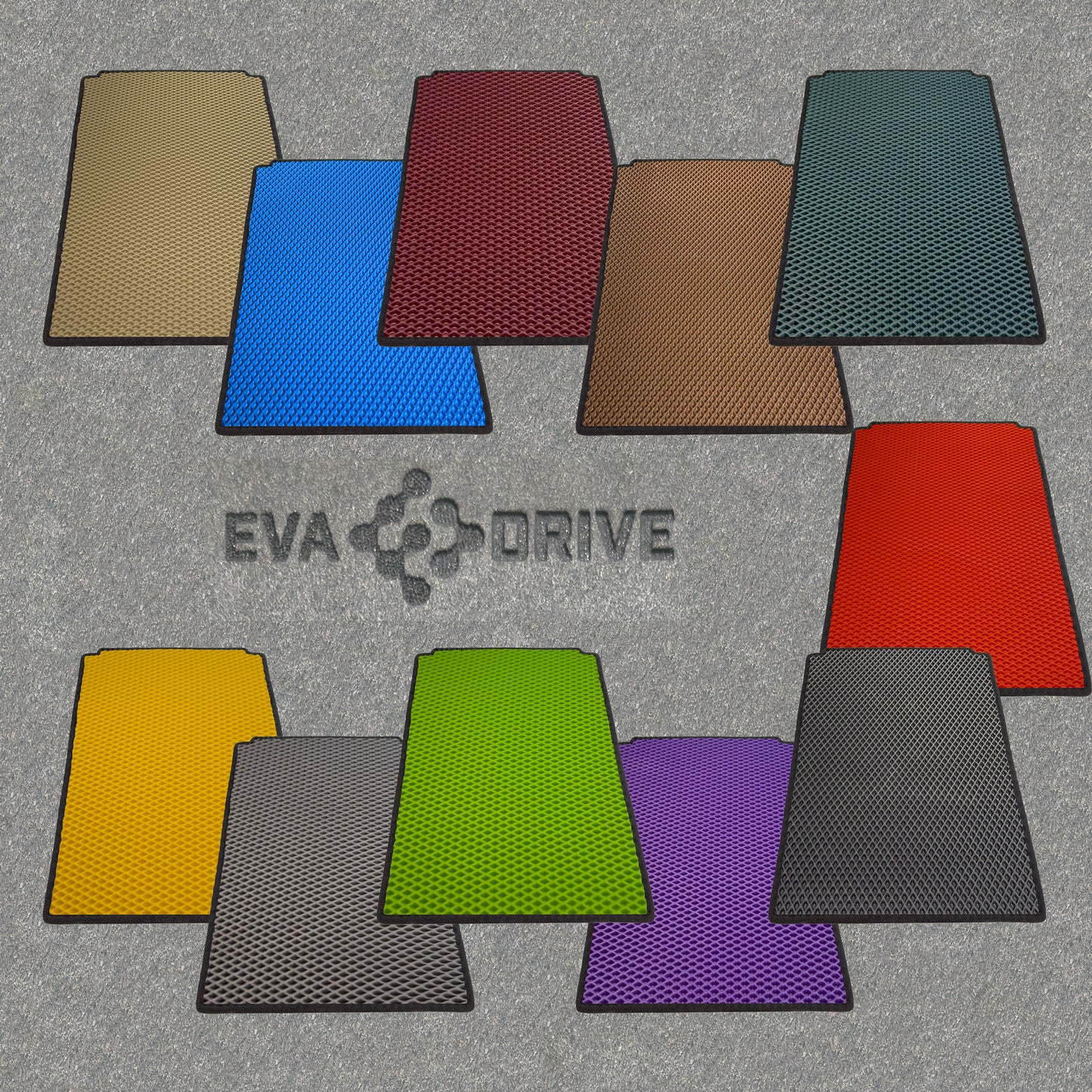EVA Drive Schutzmatte für Cube Cargo Hybrid mit Sitzbank - passgenaue Bodenmatte