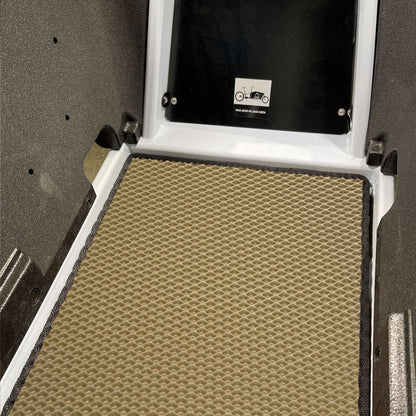 EVA Drive Schutzmatte für Cube Cargo Hybrid ohne Sitzbank - Beige mit schwarzer Einfassung