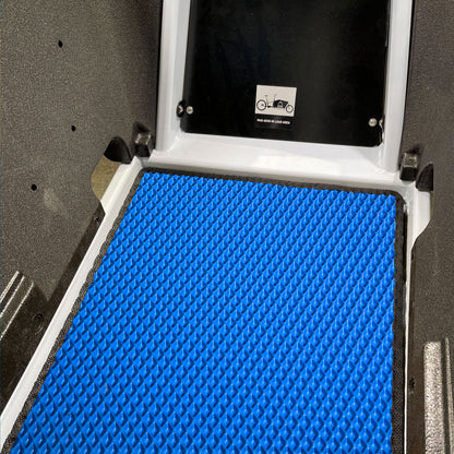 EVA Drive Schutzmatte für Cube Cargo Hybrid ohne Sitzbank - Blau mit schwarzer Einfassung