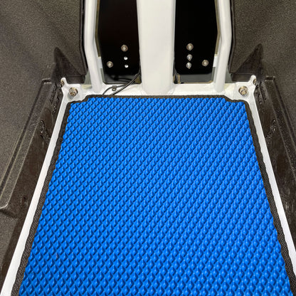 EVA Drive Schutzmatte für Cube Cargo Hybrid ohne Sitzbank - Blau mit schwarzer Einfassung