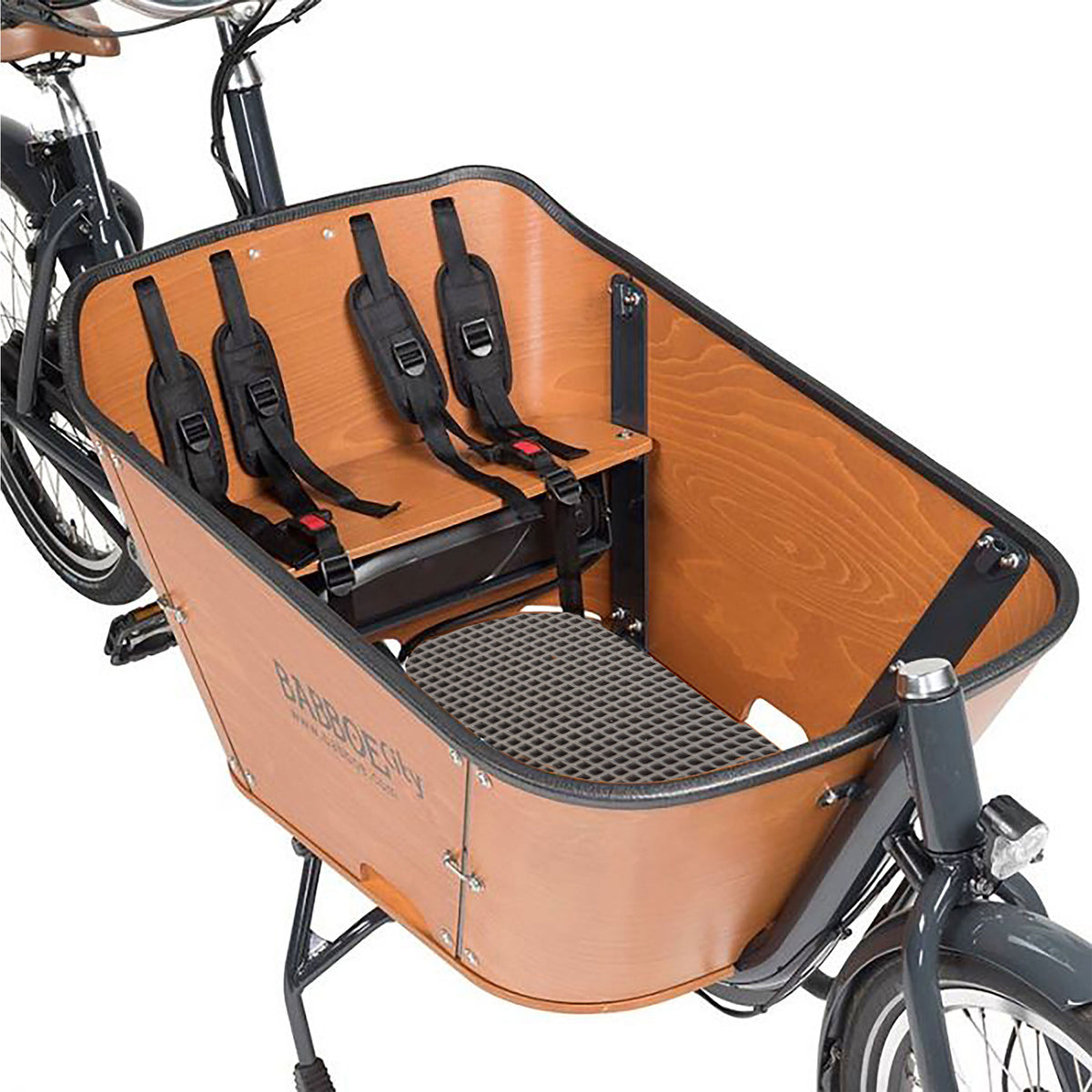 EVA Drive Schutzmatte für Babboe Carve - Grau mit schwarzer Einfassung