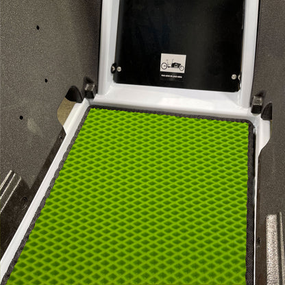 EVA Drive Schutzmatte für Cube Cargo Hybrid ohne Sitzbank - Lindgrün mit schwarzer Einfassung