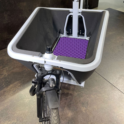 EVA Drive Schutzmatte für Cube Cargo Hybrid ohne Sitzbank - Lila mit schwarzer Einfassung