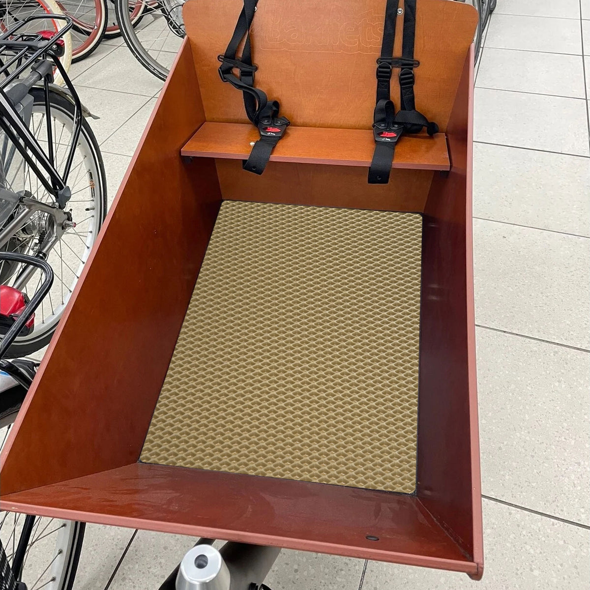 EVA Drive Schutzmatte für Babboe Big - Beige ohne Einfassung