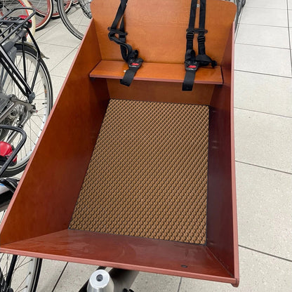 EVA Drive Schutzmatte für Babboe Big - Braun mit schwarzer Einfassung