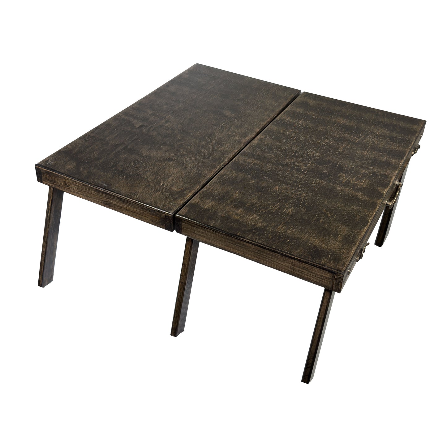 GOROCH BBQ Grill Geschenkset im Holzkoffer mit Tischfunktion & ukrainischer Symbolik – Premium Grillzubehör für Männer - Geschenk Flasche – Outdoor Grillset für Camping & Garten