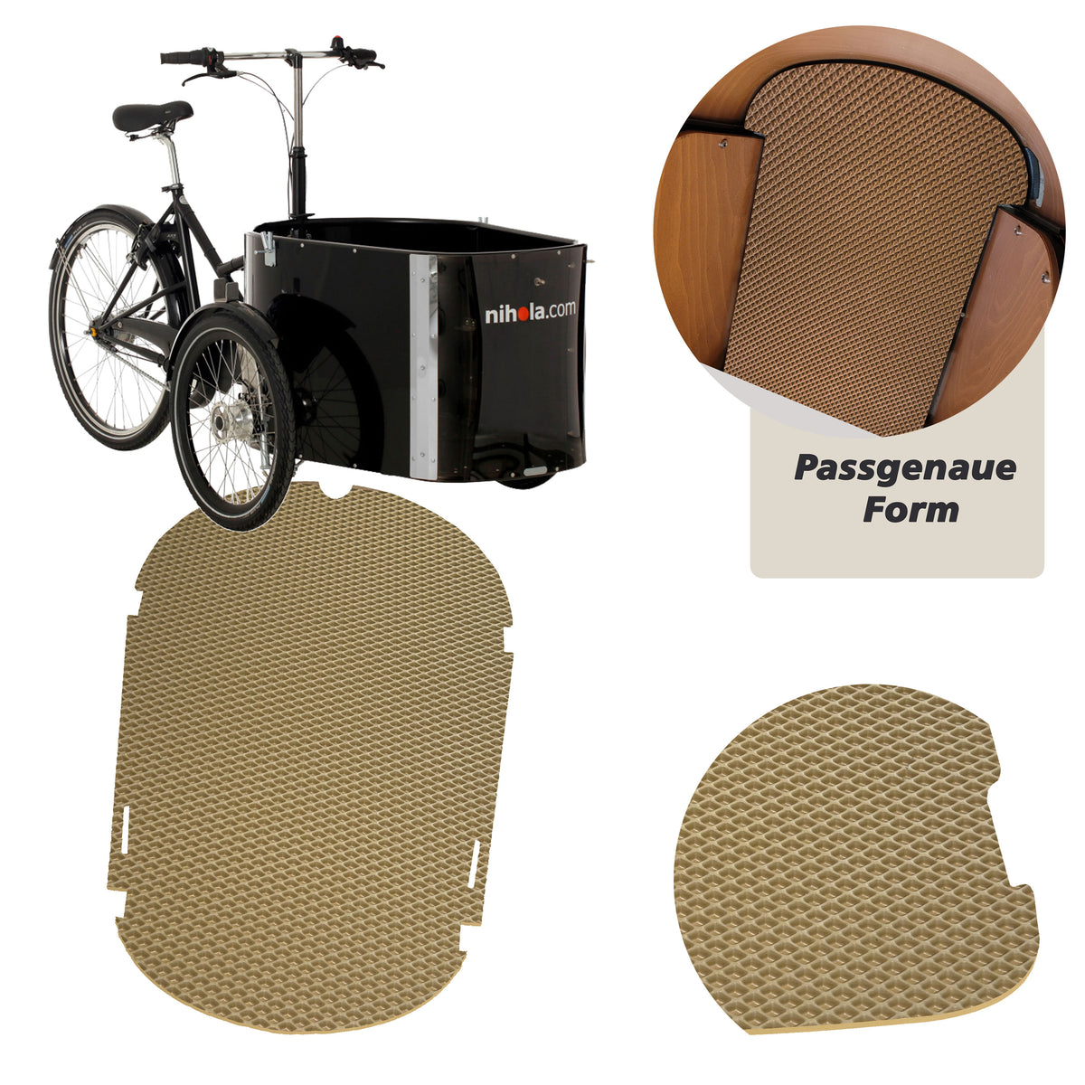EVA Drive Schutzmatte für Nihola Family Gen 2 - Beige