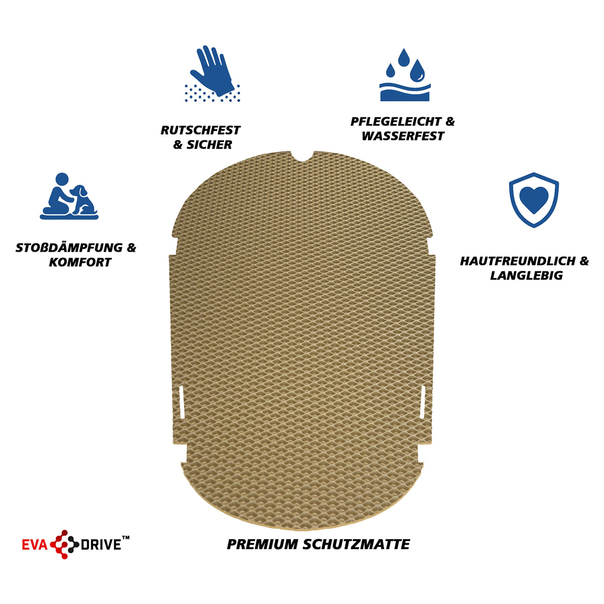 EVA Drive Schutzmatte für Nihola Family 4.0 - Beige