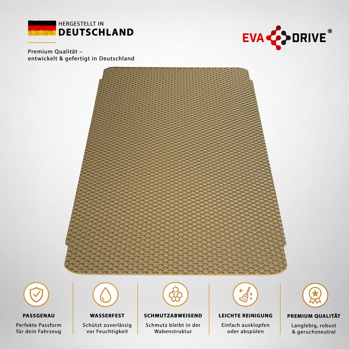 EVA Drive Schutzmatte für Croozer Cargo Pakko – passgenaue Bodenmatte