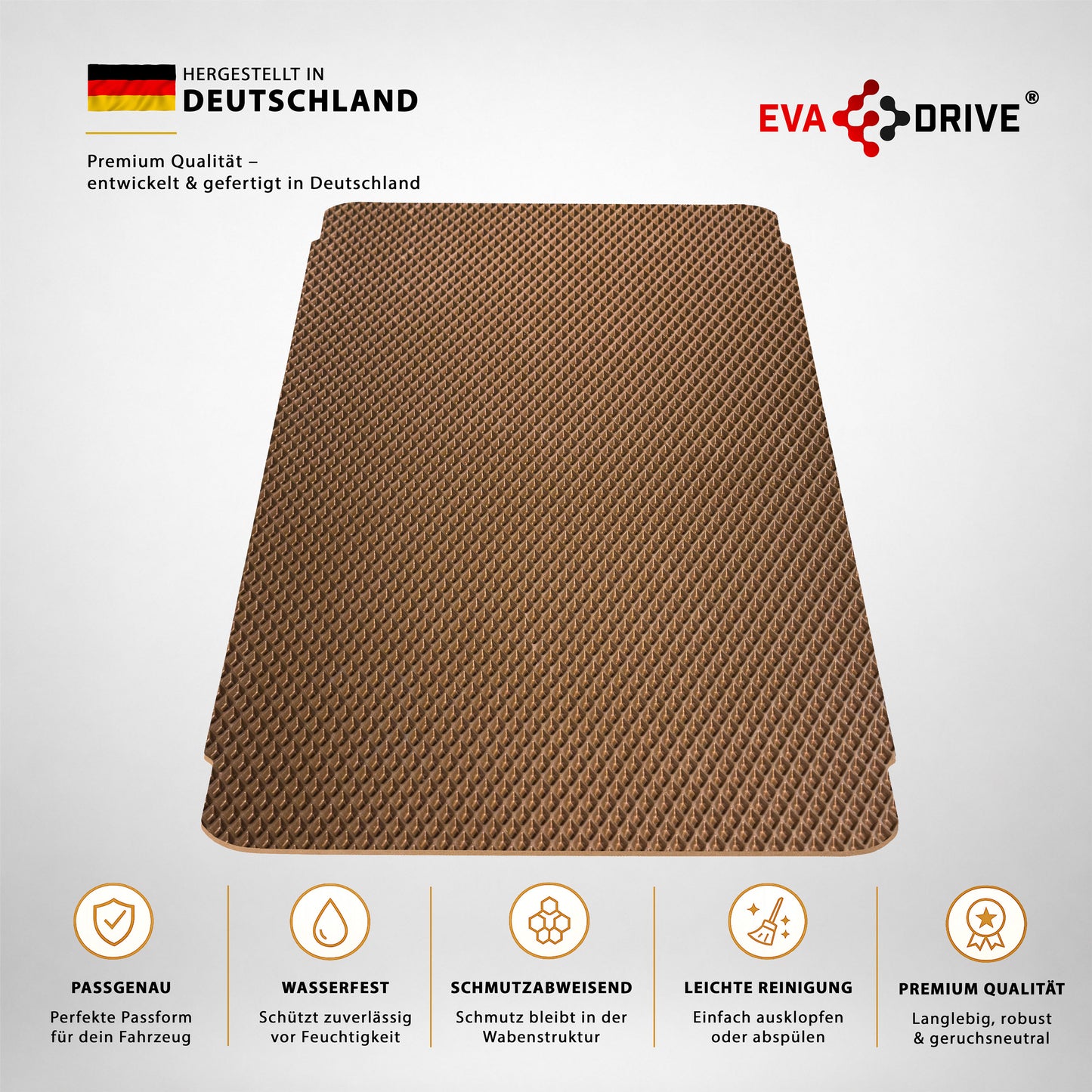 EVA Drive Schutzmatte für Croozer Cargo Pakko – passgenaue Bodenmatte