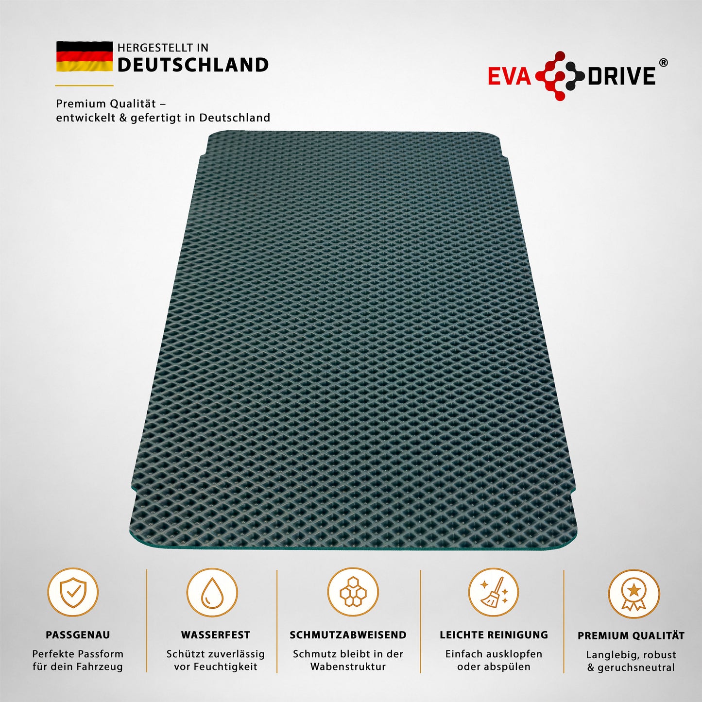 EVA Drive Schutzmatte für Croozer Cargo Pakko – passgenaue Bodenmatte
