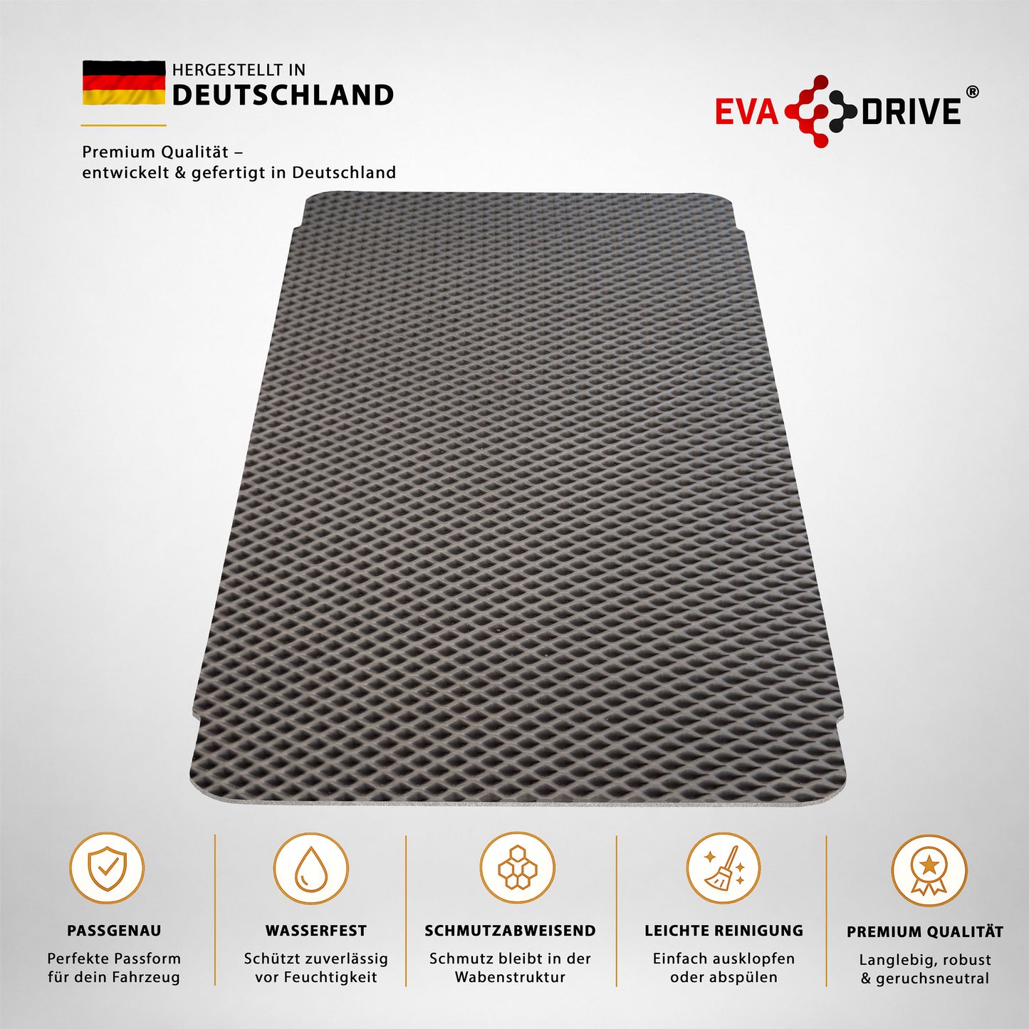 EVA Drive Schutzmatte für Croozer Cargo Pakko – passgenaue Bodenmatte