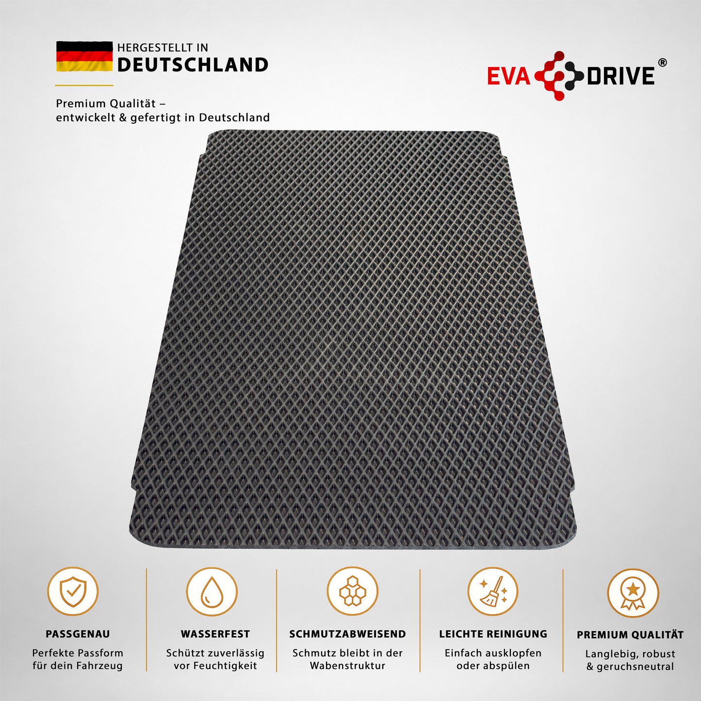 EVA Drive Schutzmatte für Croozer Cargo Pakko – passgenaue Bodenmatte