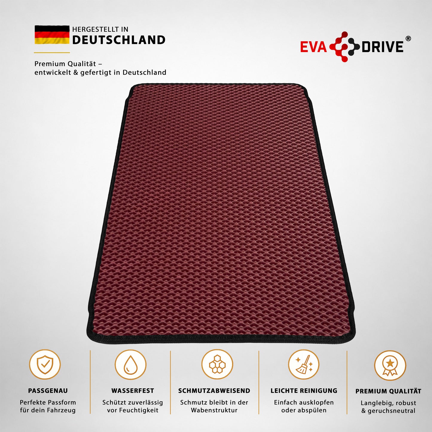 EVA Drive Schutzmatte für Croozer Cargo Pakko – passgenaue Bodenmatte
