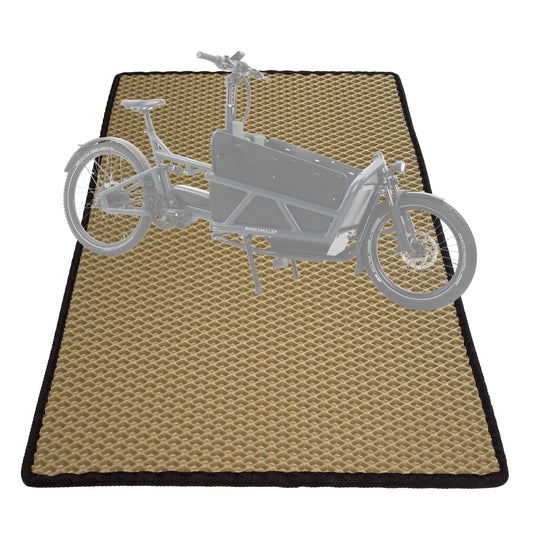 EVA Drive Schutzmatte für Riese & Müller Load 60 - Beige mit schwarzer Einfassung