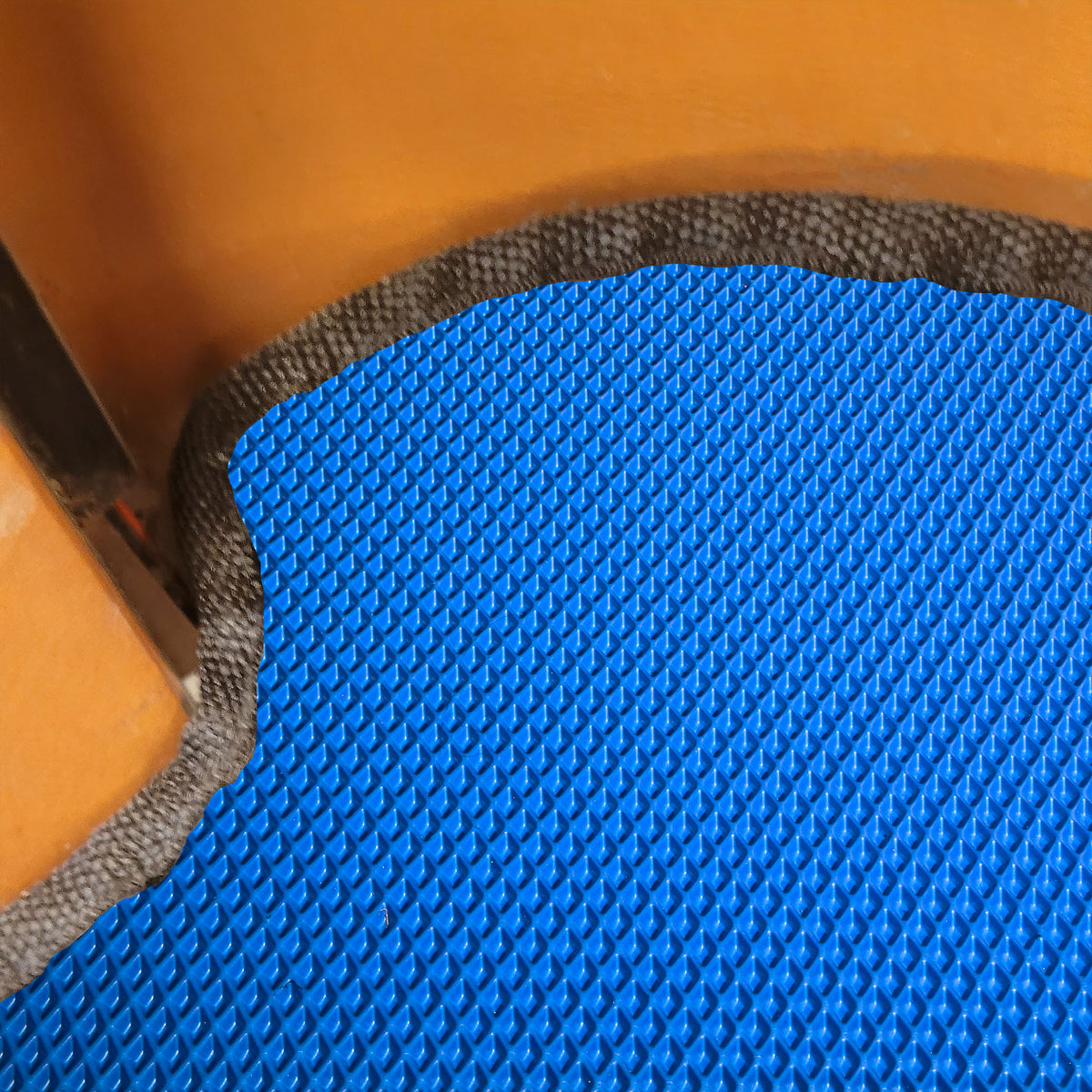 EVA Drive Schutzmatte für Babboe Carve - Blau mit schwarzer Einfassung