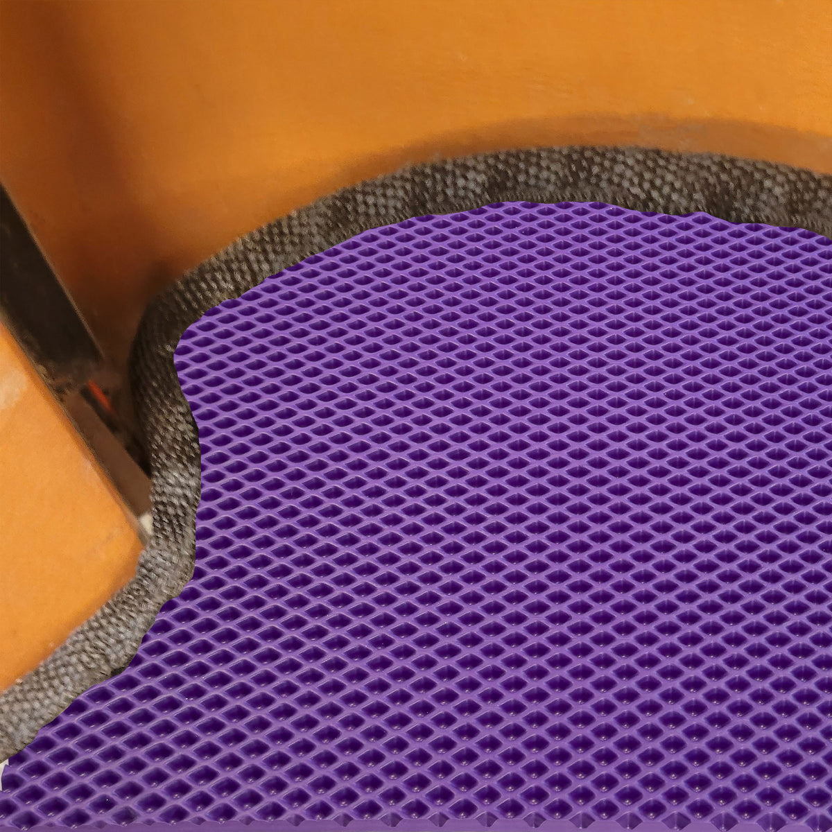 EVA Drive Schutzmatte für Babboe Curve - Lila mit schwarzer Einfassung